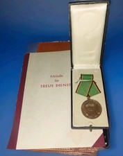 DDR ORDEN Treue Dienste KVP mit Urkunde und Nummer 