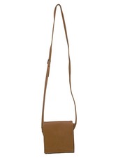 SEMPRE Damen Umhängetasche Leder Braun Vintage Klappe Casual Freizeit