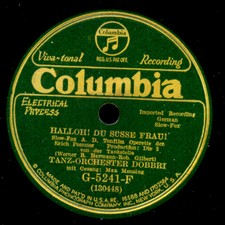 MENSING & DOBBRI Halloh! Du süsse Frau!/ Erst kommt das grosse Fragezeichen S309