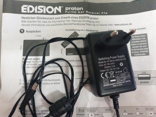 Edision sat receiver proton - edision,