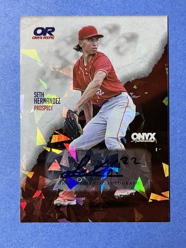 Seth hernandez autographed - seth, on