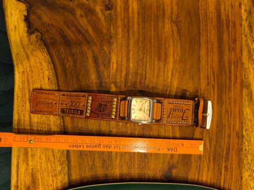 Fossil uhr braun leder - uhr,