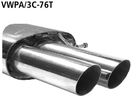 Bastuck sportauspuff passat - sportauspuff, vw