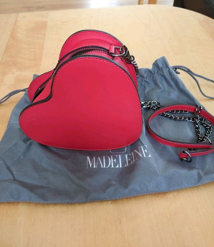 Madeleine herz handtasche rot - madeleine,