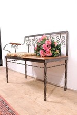 Zauberhafte Flur Bank Gartenbank Terrassenbank Sitzbank Bank Schmiedeeisen Forms