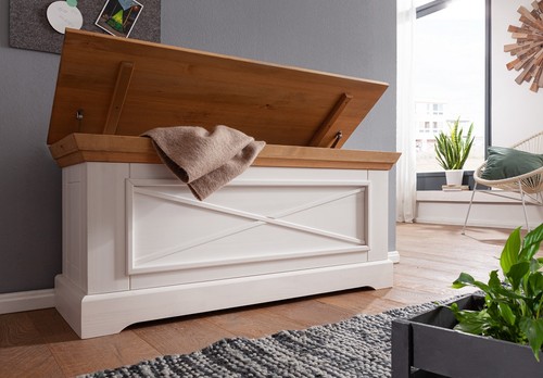 Truhe 109x50cm massivholz - truhe,