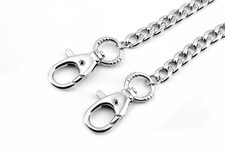 9mm Edelstahl Schlüsselkette  2 Ausführungen  Biker Messerkette Hosenkette