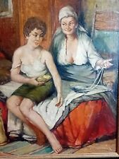 Ölgemälde " FAMILIENSCHMUCK" Signiert  Peter Allbert SPEIER