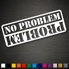 21753 No Problem Aufkleber