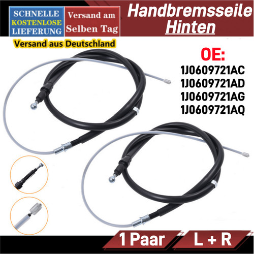 Handbremsseile hinten - 2,