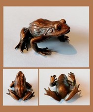 Bronze Frosch Tier-Figur NEU