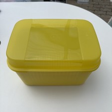 Tupperware Schatztruhe 7,3 L Gelb Behälter Box Aufbewahrung