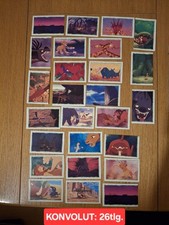 KONVOLUT: 26tlg./ Panini Sammelbilder von König der Löwen/Vintage/Gebraucht