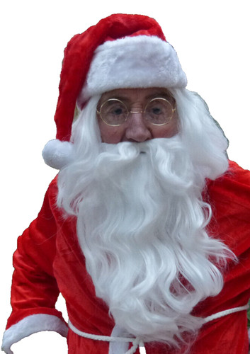 Weihnachtsmann langer bart - langer,