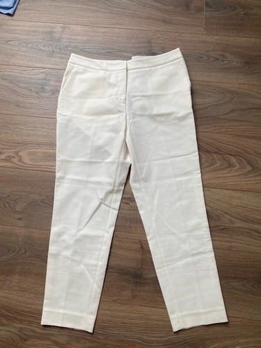 Cremefarbene stoffhose - cremefarbene,