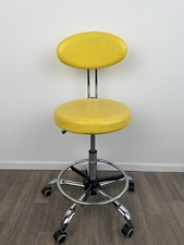Diplomat D10L Arztstuhl Arbeitssessel Hocker Farbe Gelb gebraucht MG022667