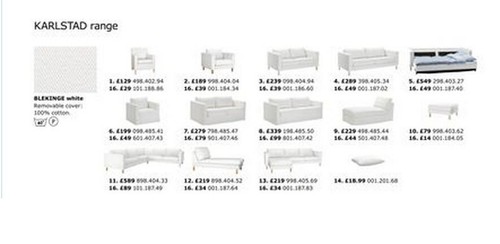 Original ikea karlstad - ikea, sessel