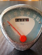 Original VDO Mofa- /Fahrrad- TACHO  70er Jahre Oldtimer sog. "Käseecke", vintage