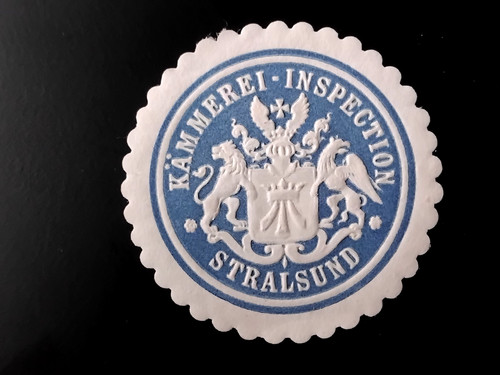 Siegelmarke kämmerei - siegelmarke,