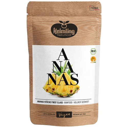 Keimling bio ananas stücke - bio, ananas-stücke