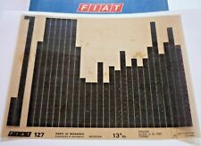FIAT 127  13.A. ca. 1978 original Ersatzteil Katalog ETK