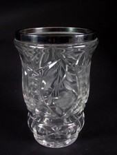 edle Kristallglas Vase  -