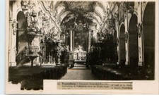 REGENSBURG ~1920/30 AK Innen-A. St. Emmeram Kirche alte Postkarte