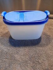 TUPPERWARE * EIDGENOSSE  1,1  l * BLAU *  MIT 2 SCHÜTTÖFFNUNGEN *  VORRATSDOSE *
