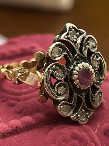 Antik marquise damen ring 750 - antik,