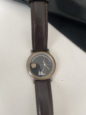 Wiederaufbau Frauenkirche Dresden,Sammleruhr,Kunstlederband,die Uhr läuft,