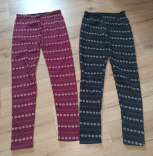 Bekleidungspaket 2-tlg. Paket warme Leggings Set Damen Gr.40/ L gefüttert rot 