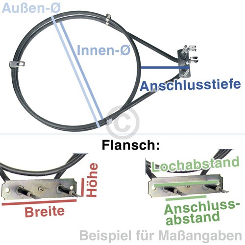Heizelement heißluft - heizelement,