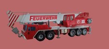 🚒 SIKU FAUN Feuerwehr-Autokran 4010 1:55 – ausfahrbar, Haken & Stützen, top ✔️