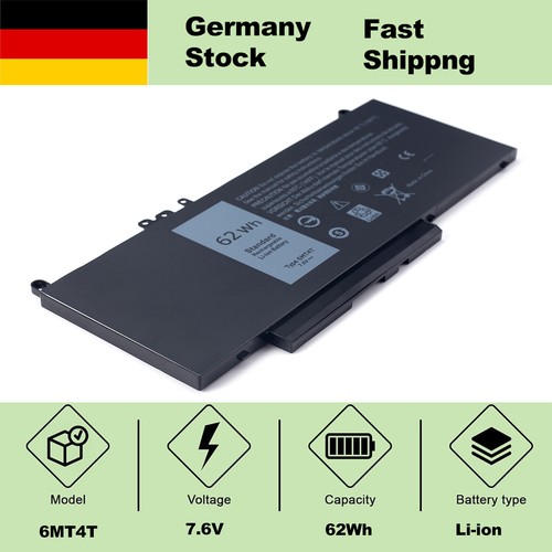 62wh 6mt4t laptop akku - 62wh, für