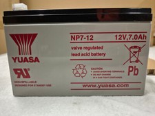 Bleigel-Akku USV-Bleiakku NP7-12L 12V 7Ah Faston 250 6,35mm Anschluß YUASA