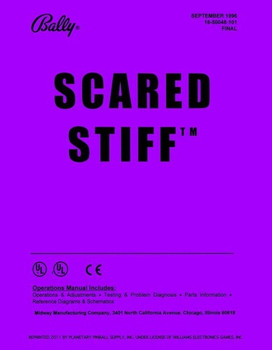 Scared stiff pinball - scared,