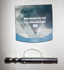 Kubotan (Schlagkraftverstärker), Aluminium + Roxon Multitool Katze, neu!