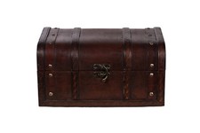 2.Wahl Truhe 8602  Kiste Geschenkbox Schatztruhe Holztruhe  30cm Piratenkiste