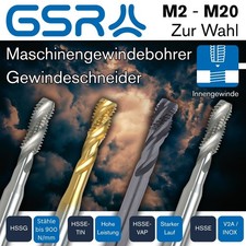 Gewindebohrer M2-M20 HSS/HSSE/HSS-VAP/TIN Maschinengewindebohrer Gewindescheider