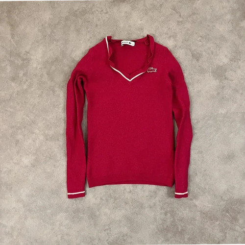 Lacoste pullover rot - , xxs