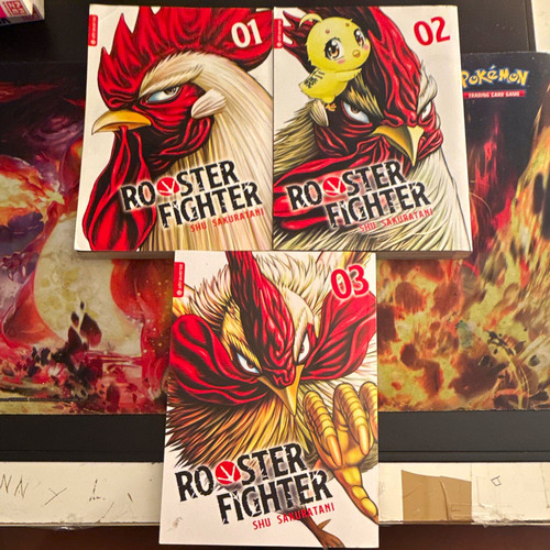 Carlsen rooster fighter manga - rooster,