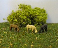 3 x Alpaka Kopf unten von Klingenhöfer Miniaturen (1:160) N-TA03