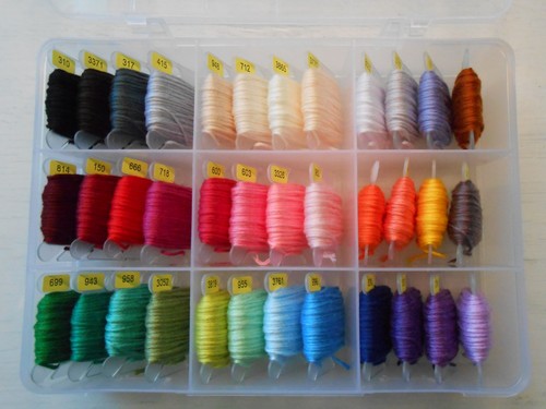 Stickgarn farben in - 36,