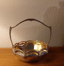 Jugendstil schale Silber/versilbert mit mehreren  Punzen 310g,innen vergoldet