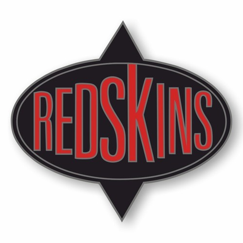 Redskins pvc aufkleber - redskins,