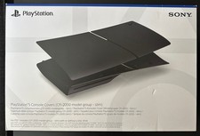 Sony PlayStation 5 Slim - Disc und Digital- Konsolen Cover - Midnight Black