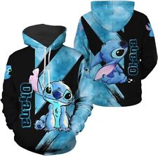 Disney Stitch Pullover  –  Erwachsene Hoodie für Jungen , Mädchen & Sport Herren