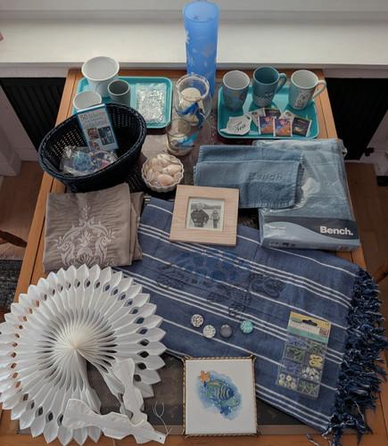 40tlg maritimes set blau - maritimes,