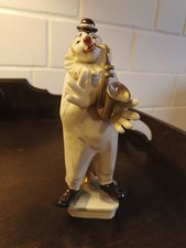 Porzellanfigur Clown  mit