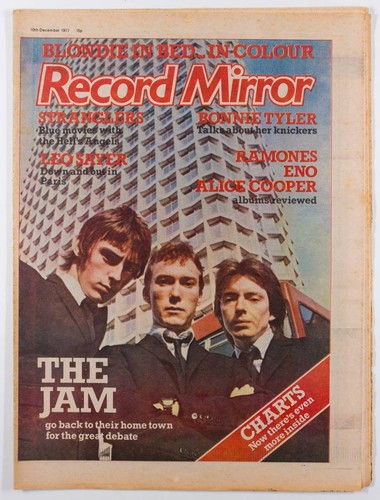 The jam blondie poster ramones - the,